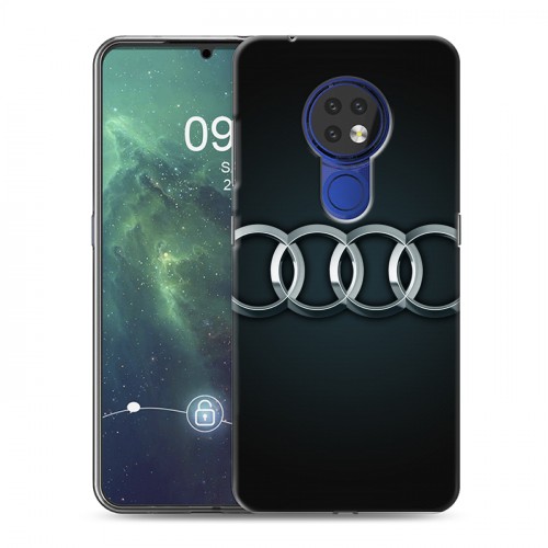 Дизайнерский силиконовый чехол для Nokia 6.2 Audi