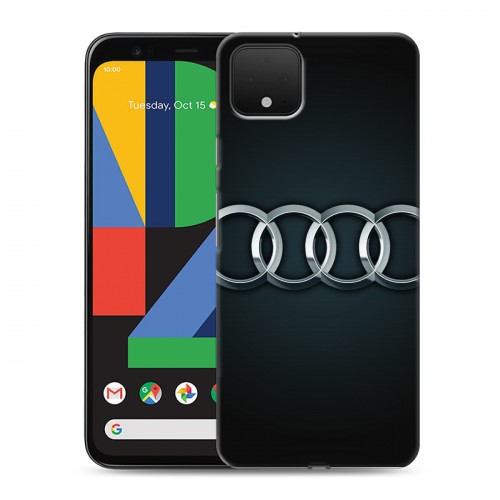 Дизайнерский пластиковый чехол для Google Pixel 4 Audi