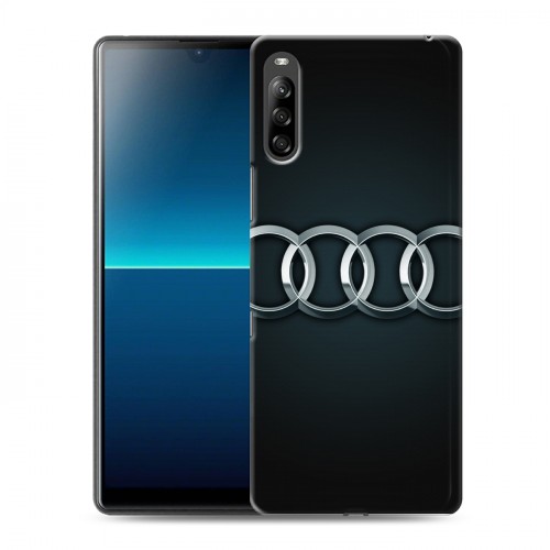 Дизайнерский силиконовый с усиленными углами чехол для Sony Xperia L4 Audi