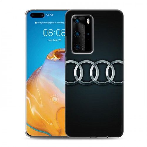 Дизайнерский пластиковый чехол для Huawei P40 Pro Audi