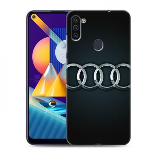 Дизайнерский пластиковый чехол для Samsung Galaxy M11 Audi