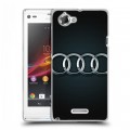 Дизайнерский пластиковый чехол для Sony Xperia L Audi