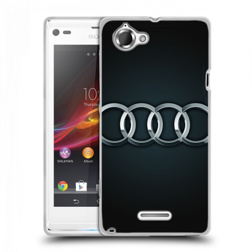 Дизайнерский пластиковый чехол для Sony Xperia L Audi