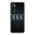 Дизайнерский силиконовый чехол для Realme 6 Audi