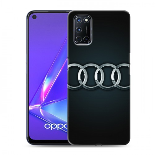 Дизайнерский пластиковый чехол для OPPO A52 Audi