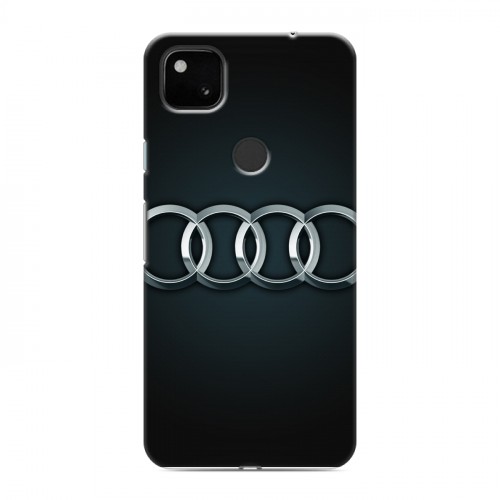 Дизайнерский пластиковый чехол для Google Pixel 4a Audi