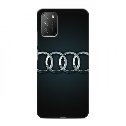 Дизайнерский пластиковый чехол для Xiaomi Poco M3 Audi