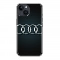 Дизайнерский пластиковый чехол для Iphone 14 Audi