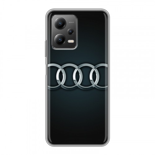 Дизайнерский силиконовый чехол для Xiaomi Poco X5 Audi