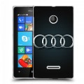 Дизайнерский пластиковый чехол для Microsoft Lumia 435 Audi