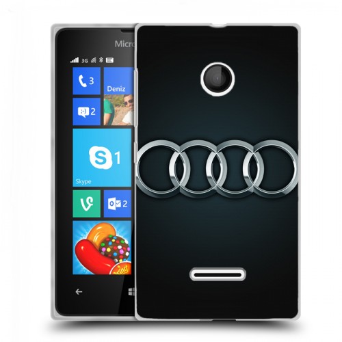 Дизайнерский пластиковый чехол для Microsoft Lumia 435 Audi