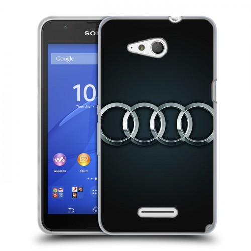 Дизайнерский пластиковый чехол для Sony Xperia E4g Audi