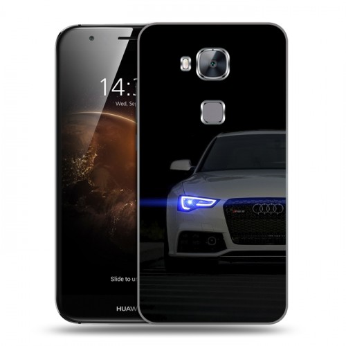 Дизайнерский пластиковый чехол для Huawei G8 Audi