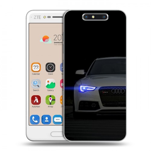 Дизайнерский пластиковый чехол для ZTE Blade V8 Audi