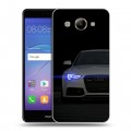 Дизайнерский пластиковый чехол для Huawei Y3 (2017) Audi