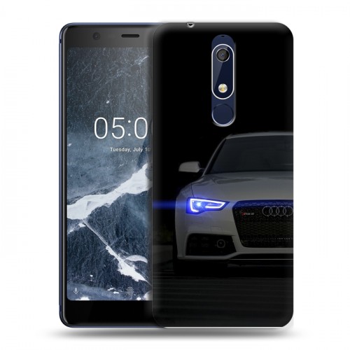 Дизайнерский пластиковый чехол для Nokia 5.1 Audi