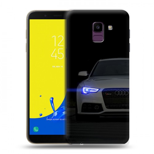 Дизайнерский пластиковый чехол для Samsung Galaxy J6 Audi