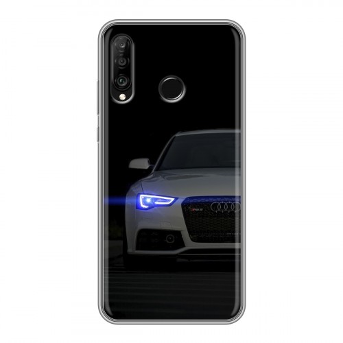 Дизайнерский силиконовый чехол для Huawei P30 Lite Audi