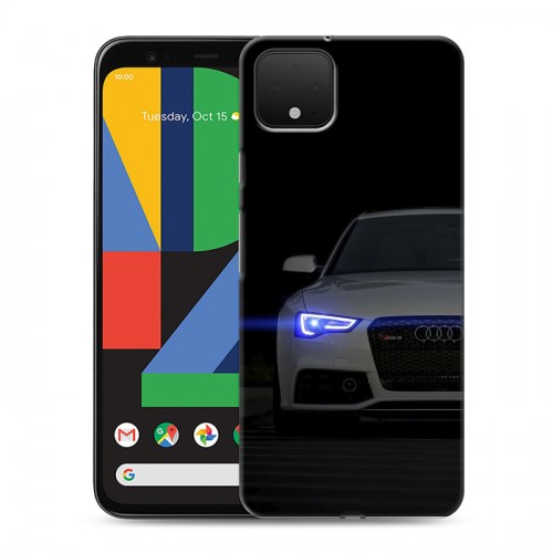 Дизайнерский пластиковый чехол для Google Pixel 4 Audi