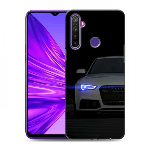 Дизайнерский силиконовый чехол для Realme 5 Audi