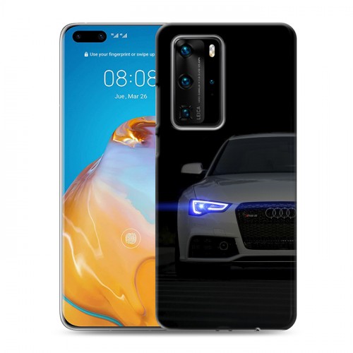 Дизайнерский пластиковый чехол для Huawei P40 Pro Audi