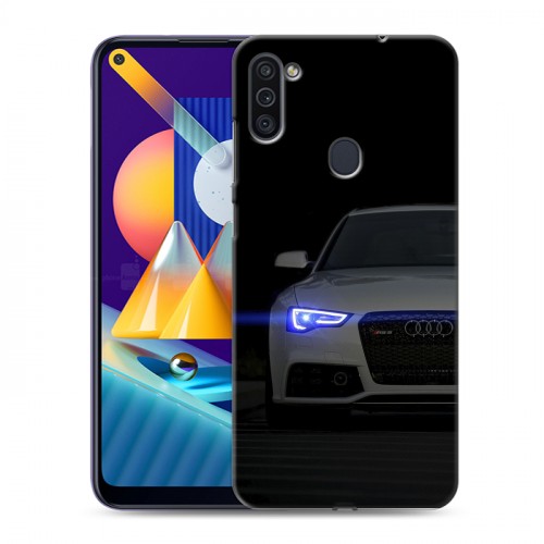 Дизайнерский пластиковый чехол для Samsung Galaxy M11 Audi