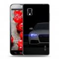 Дизайнерский пластиковый чехол для LG Optimus G Audi