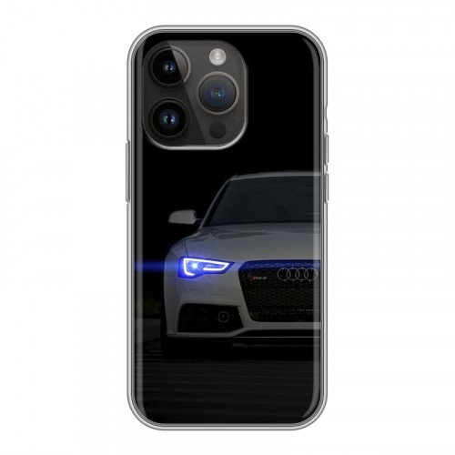 Дизайнерский силиконовый чехол для Iphone 14 Pro Audi