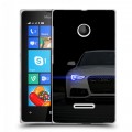 Дизайнерский пластиковый чехол для Microsoft Lumia 435 Audi