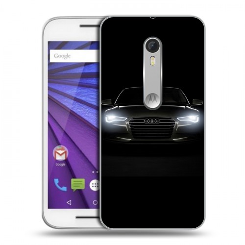 Дизайнерский пластиковый чехол для Lenovo Moto G Audi