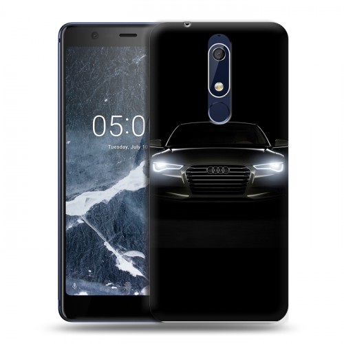 Дизайнерский пластиковый чехол для Nokia 5.1 Audi