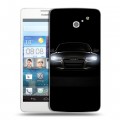 Дизайнерский пластиковый чехол для Huawei Ascend D2 Audi