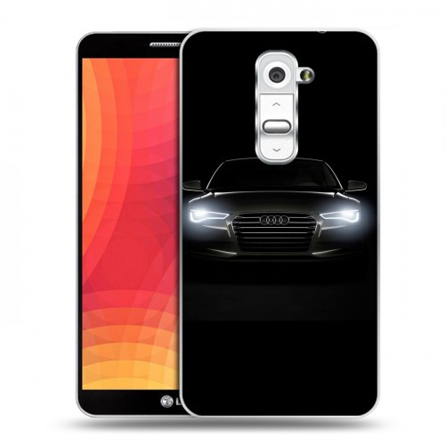 Дизайнерский пластиковый чехол для LG Optimus G2 Audi