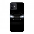 Дизайнерский силиконовый с усиленными углами чехол для Iphone 12 Mini Audi