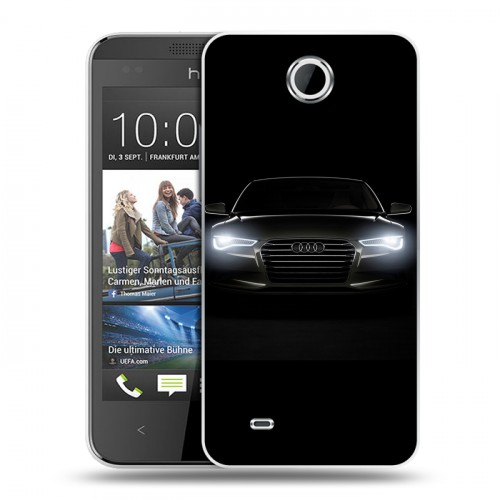 Дизайнерский пластиковый чехол для HTC Desire 300 Audi