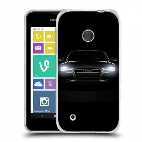 Дизайнерский пластиковый чехол для Nokia Lumia 530 Audi