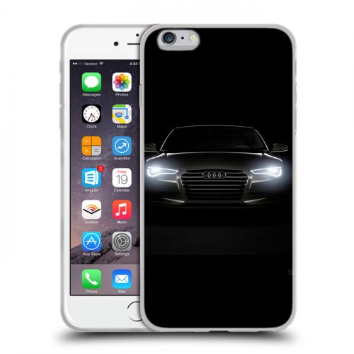 Дизайнерский силиконовый чехол для Iphone 6 Plus/6s Plus Audi