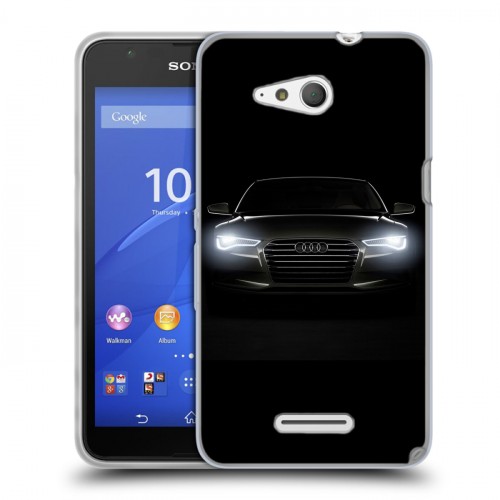 Дизайнерский пластиковый чехол для Sony Xperia E4g Audi