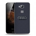 Дизайнерский пластиковый чехол для Huawei G8 Audi