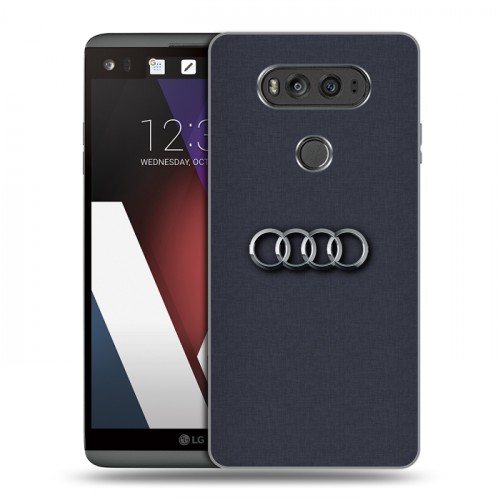 Дизайнерский пластиковый чехол для LG V20 Audi