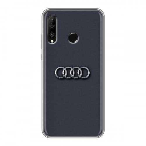 Дизайнерский силиконовый чехол для Huawei P30 Lite Audi