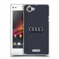 Дизайнерский пластиковый чехол для Sony Xperia L Audi