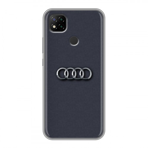 Дизайнерский силиконовый чехол для Xiaomi RedMi 9C Audi