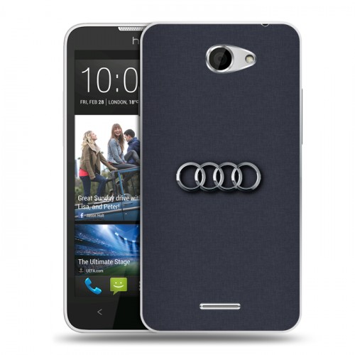 Дизайнерский пластиковый чехол для HTC Desire 516 Audi