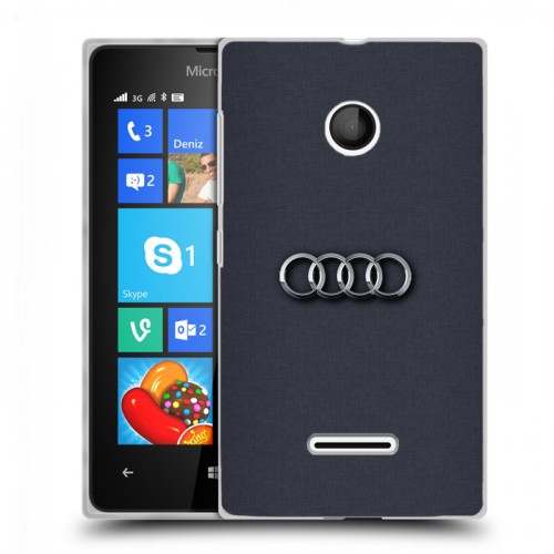 Дизайнерский пластиковый чехол для Microsoft Lumia 435 Audi