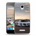 Дизайнерский силиконовый чехол для Micromax Canvas Spark Audi