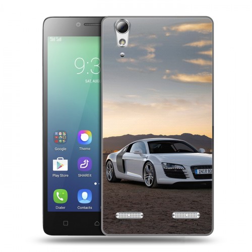 Дизайнерский силиконовый чехол для Lenovo A6010 Audi