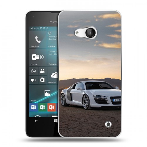 Дизайнерский пластиковый чехол для Microsoft Lumia 550 Audi