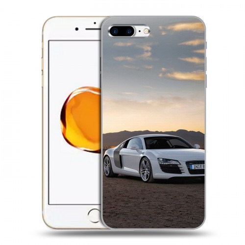 Дизайнерский пластиковый чехол для Iphone 7 Plus / 8 Plus Audi