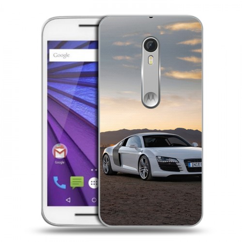 Дизайнерский пластиковый чехол для Lenovo Moto G Audi